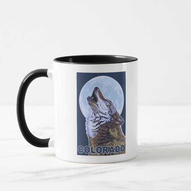 Mug Loup gris Howling Colorado (Gauche)