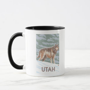 Mug Loup gris StandingUtah