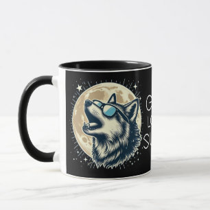 Mug Loup hurlant en lunettes de soleil – ELGIS