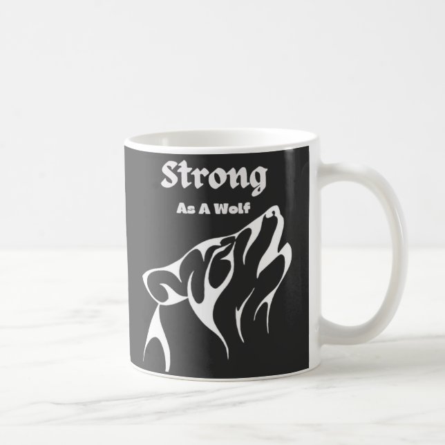 Mug Loup moderne (Droite)