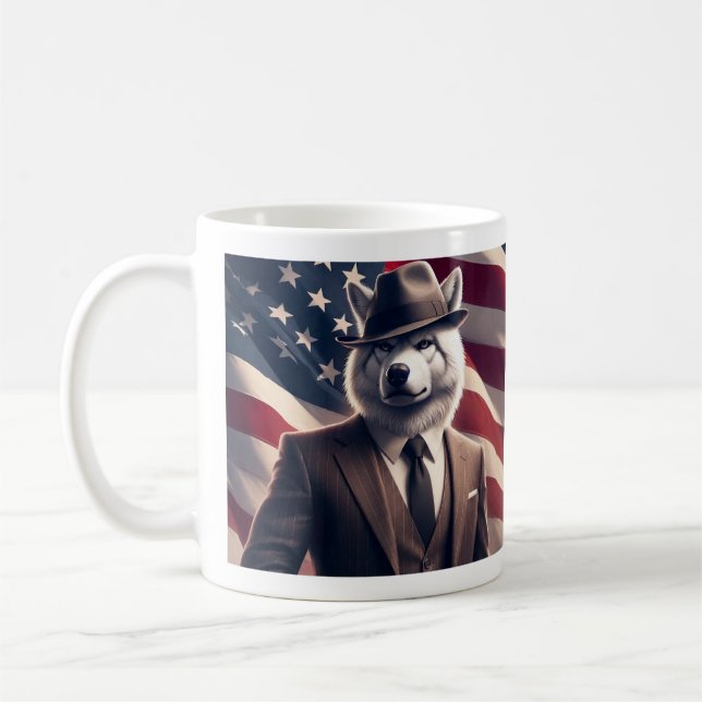Mug Loup patriotique   (Gauche)