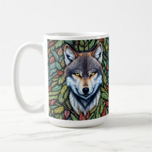 Mug Loup prédateur de bois sauvage