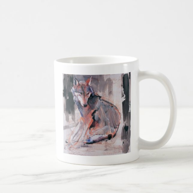 Mug Loup se reposant 2000 (Droite)
