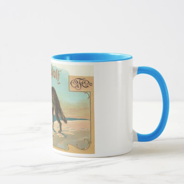 Mug Loup solitaire (Droite)