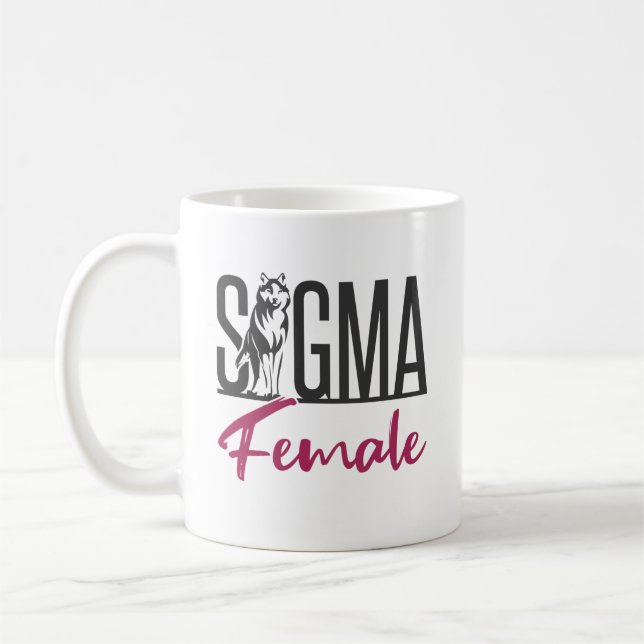 Mug Loup solitaire féminin de Sigma (Gauche)