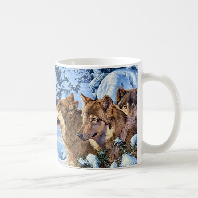Mug Loups rouges (Droite)
