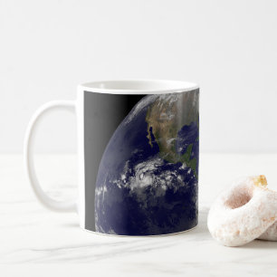Mug L'Ouragan Sandy Le Long De La Côte Est Des États-U