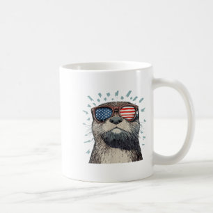 Mug Loutre Cool Avec Lunettes De Soleil Bold America _