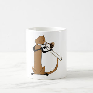 Mug Loutre jouant le trombone