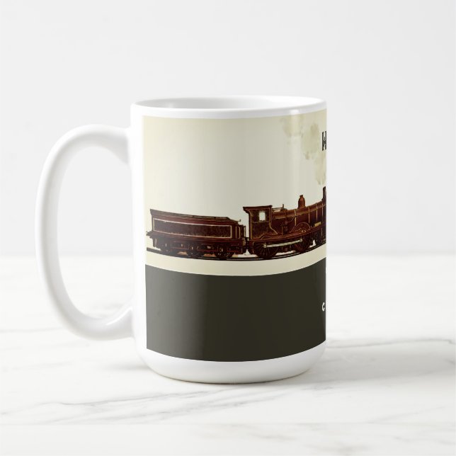Mug Louveur de train personnalisé (Gauche)