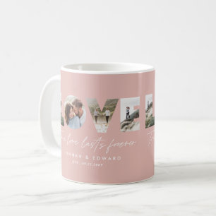 Mug Love 4 photo moderne minimaliste cadeau personnali