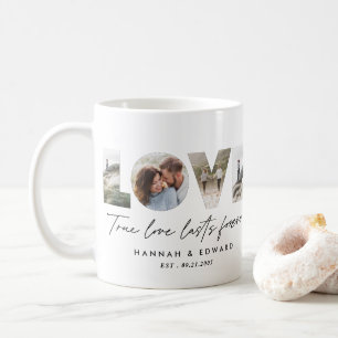 Mug Love 4 photo moderne minimaliste cadeau personnali