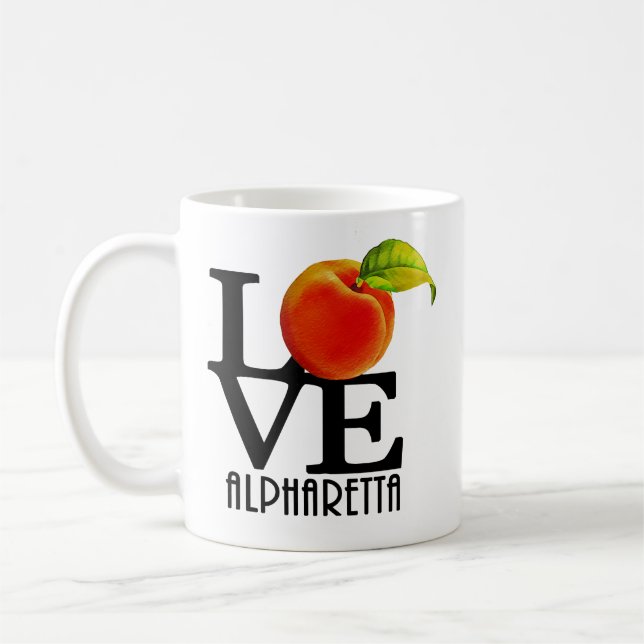 Mug LOVE Alpharetta Georgia 11oz (Gauche)
