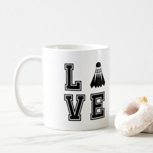 Mug Love Badminton