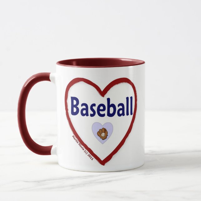 Mug Love Baseball (Gauche)