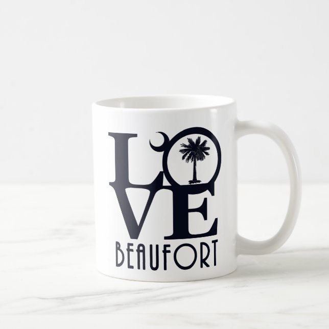 Mug LOVE Beaufort SC 11oz (Droite)