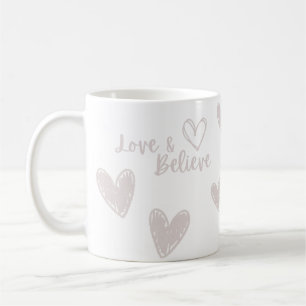 Mug Love & Believe Valentines jour blanc Collection