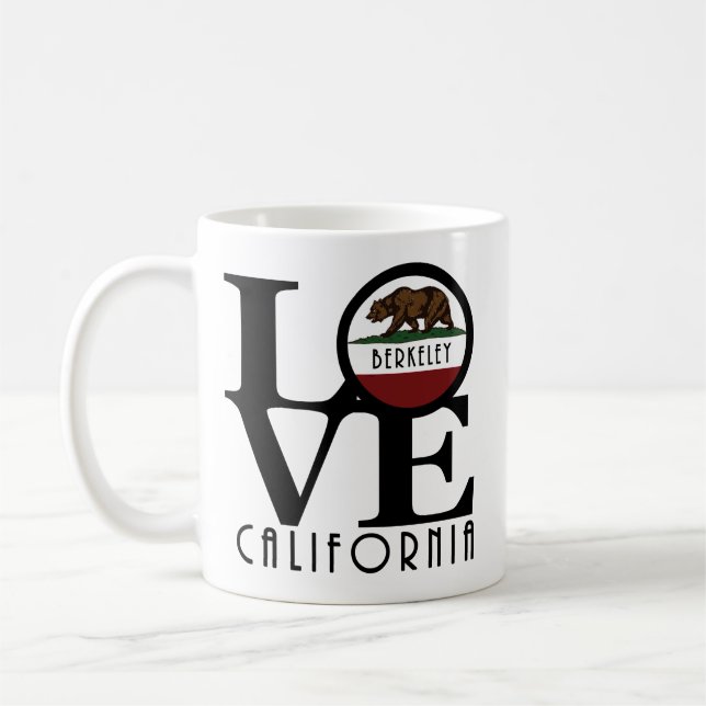 Mug LOVE Berkeley Californie 11oz (Gauche)