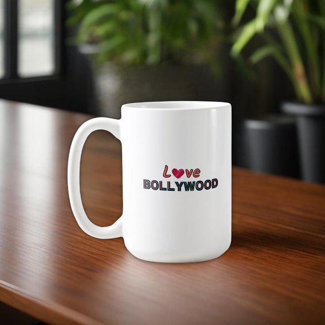 Mug Love BOLLYWOOD Indian Cinema Appréciation (Créateur téléchargé)
