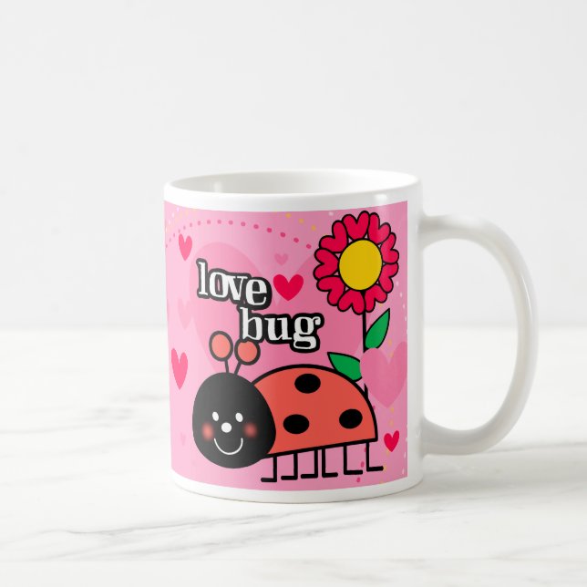 Mug Love Bug - Saint Valentin (Droite)