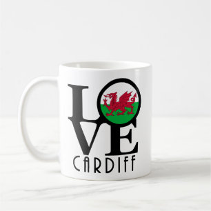 Mug LOVE Cardiff Wales 11oz