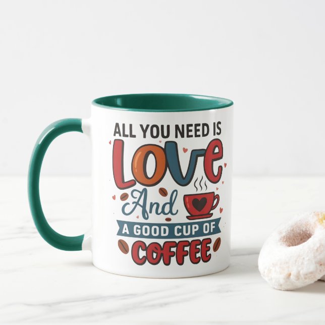 Mug Love & Coffee (Avec donut)