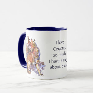 Mug Love Coyotes tellement de citations amusantes à di
