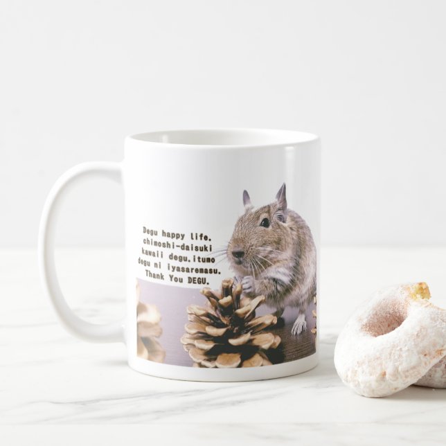 MUG LOVE♡DEGU (Avec donut)