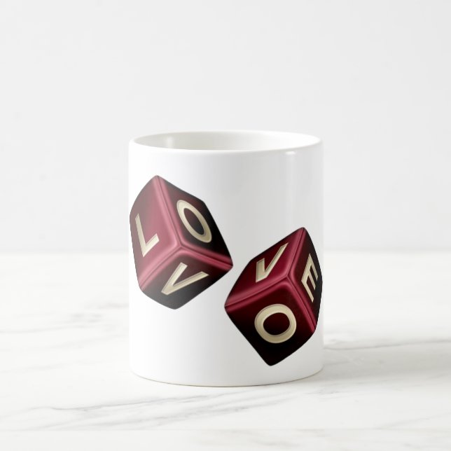 Mug love dice (Centre)