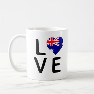 Mug Love - drapeau australien