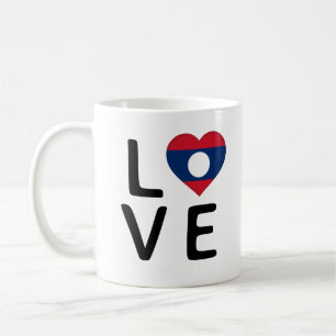 Mug Love - Drapeau Laos