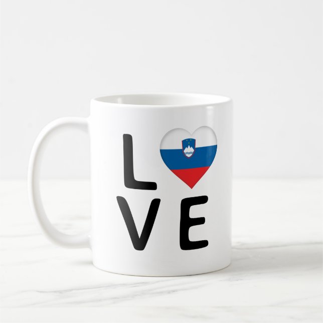 Mug Love - Drapeau Slovénie (Gauche)