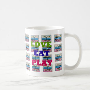 Mug Love Eat Play Hakuna Matata Art Print