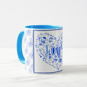 Mug Love Elegant Moderne Populaire Meilleur Coeur