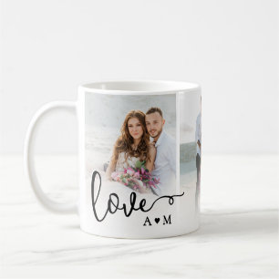 Mug Love Elegant Script Couple 3 Photo