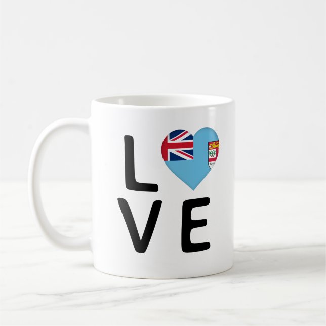 Mug Love - Fiji Flag (Gauche)