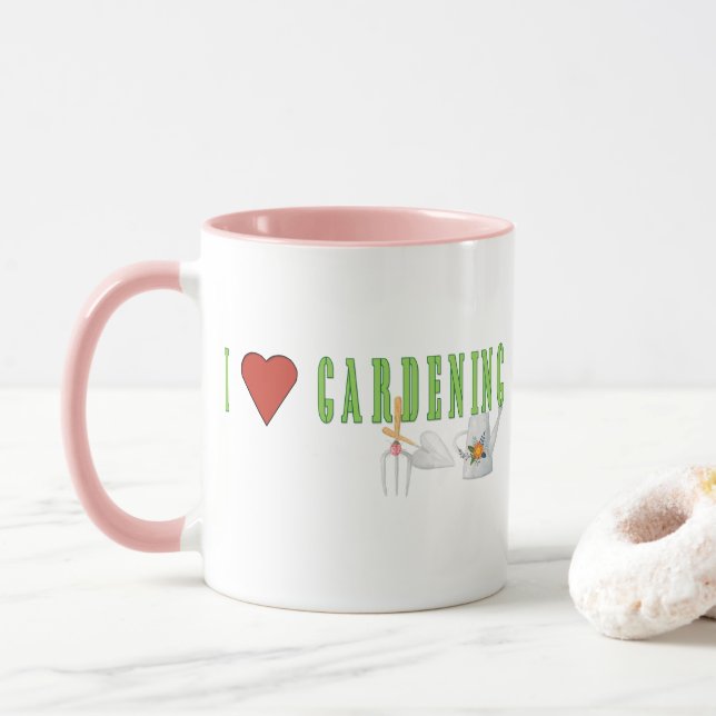 Mug Love Gardening (Avec donut)