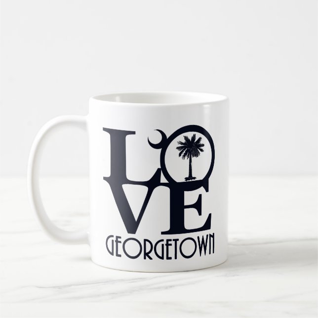 Mug LOVE Georgetown SC 11oz (Gauche)