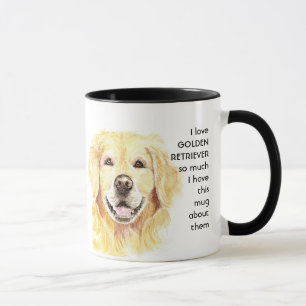 Mug Love GOLDEN RETRIEVER TELLEMENT I Fun Citation