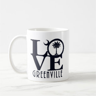 Mug LOVE Greenville SC 11oz