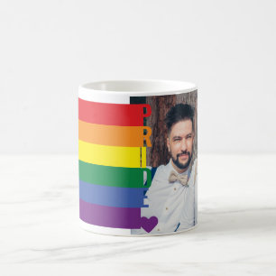 Mug Love Heart Rainbow Gay pride LGBT Photo