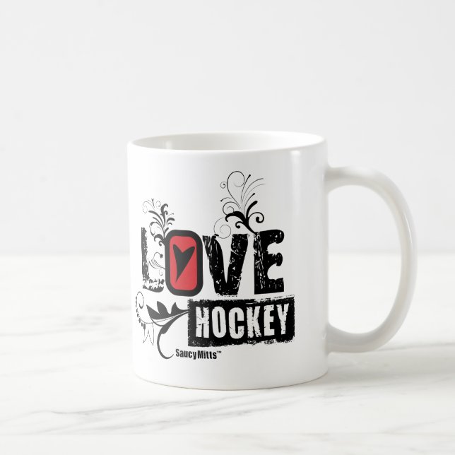 Mug Love Hockey Swirl (Droite)