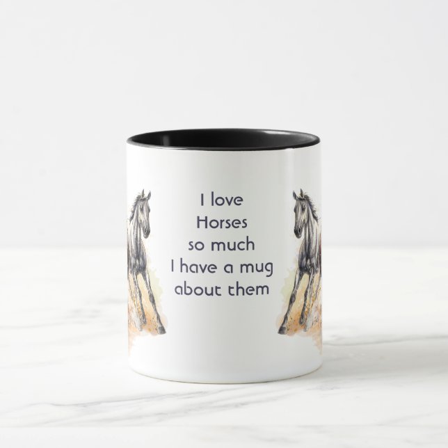 Mug Love Horses (Centre)