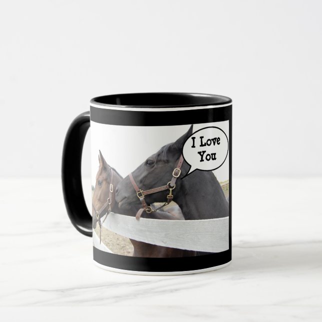 Mug Love Horses (Devant gauche)