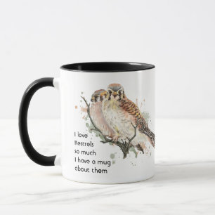 Mug Love Kestrel Falcon Hawk