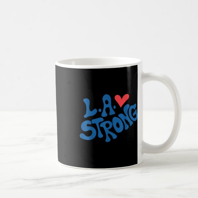 Mug Love La Heart Los Angeles Solide Supportive (Droite)