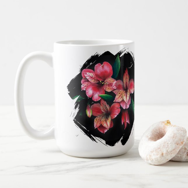 Mug Love la réponse est l'amour à la Fleur de Péro (Avec donut)