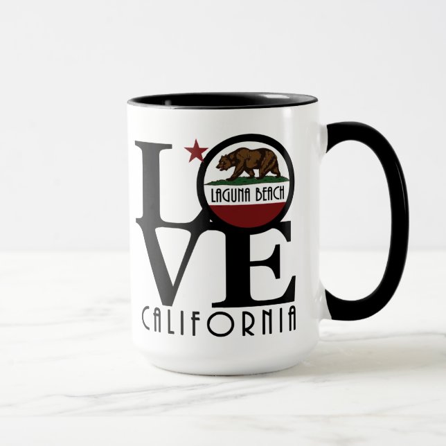Mug LOVE Laguna Beach 15oz (Droite)