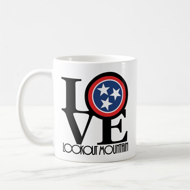 Mug LOVE Lookout Mountain 11oz (Gauche)