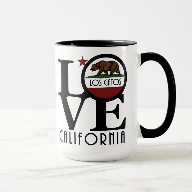 Mug LOVE Los Gatos 15oz (Droite)